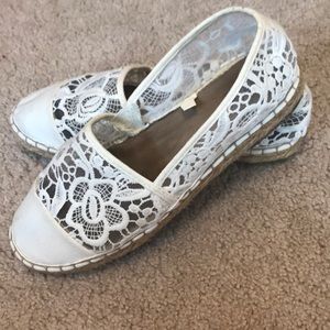 White Mossimo espadrilles